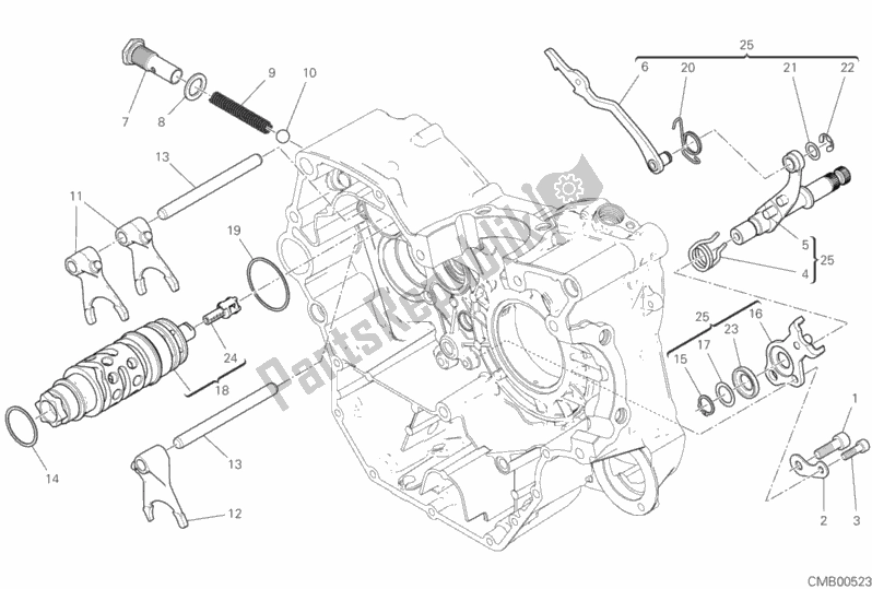 All parts for the Shift Cam - Fork of the Ducati Scrambler Icon USA 803 2019